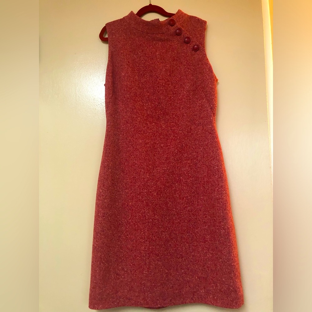 Hobbs Cranberry Shift Dress NWT Size 4